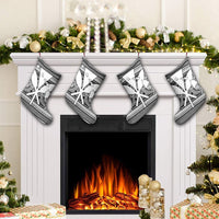 Hawaiian Kanaka Polynesian Tribal Christmas Stocking Reggae Color White AH - Polynesian Pride