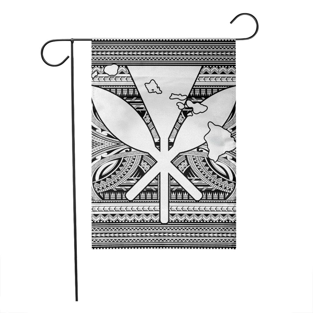 Hawaiian Kanaka Polynesian Tribal Flag Reggae Color White AH - Polynesian Pride