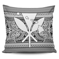 Hawaiian Kanaka Polynesian Tribal Pillow Covers Reggae Color White AH Pillow Covers Black - Polynesian Pride