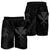 Hawaiian Kanaka Turtle Polynesian Men's Shorts Gray AH - Polynesian Pride