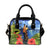 Hawaiian Lover - Couple Dancing Shoulder Handbag - AH One Size Blue - Polynesian Pride