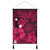 Hawaiian Map Big Turtle Hibiscus Plumeria Tribal Polynesian Hanging Poster - Pink - AH Hanging Poster Cotton And Linen - Polynesian Pride