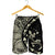 Hawaiian Map Gecko Tattoo Kakau Polynesian Men's Shorts Beige AH - Polynesian Pride