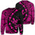 Hawaiian Map Gecko Tattoo Kakau Polynesian Sweatshirt Pink AH Unisex Black - Polynesian Pride