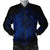 Hawaiian Map Heart Hula Girl Hibiscus Blue Polynesian Bomber Jacket - AH Black Unisex - Polynesian Pride