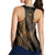 Hawaiian Map Heart Hula Girl Hibiscus Gold Polynesian Racerback Tank - AH - Polynesian Pride