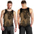 Hawaiian Map Heart Hula Girl Hibiscus Gold Polynesian Tank Top - AH - Polynesian Pride