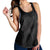 Hawaiian Map Heart Hula Girl Hibiscus Gray Polynesian Racerback Tank - AH - Polynesian Pride