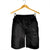 Hawaiian Map Heart Hula Girl Hibiscus Gray Polynesian Men's Shorts - AH - Polynesian Pride