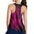 Hawaiian Map Heart Hula Girl Hibiscus Pink Polynesian Racerback Tank - AH - Polynesian Pride