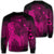 Hawaiian Map Heart Hula Girl Hibiscus Pink Polynesian Sweatshirt - AH Unisex Black - Polynesian Pride