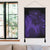 Hawaiian Map Heart Hula Girl Hibiscus Purple Polynesian Hanging Poster - AH - Polynesian Pride