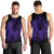 Hawaiian Map Heart Hula Girl Hibiscus Purple Polynesian Tank Top - AH - Polynesian Pride