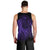 Hawaiian Map Heart Hula Girl Hibiscus Purple Polynesian Tank Top - AH - Polynesian Pride