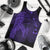 Hawaiian Map Heart Hula Girl Hibiscus Purple Polynesian Tank Top - AH - Polynesian Pride