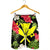 Hawaiian Map Heart Kanaka Hibiscus Polynesian Men's Shorts - AH - Polynesian Pride