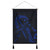 Hawaiian Map Heart Ribbon Cancer Hibiscus Blue Polynesian Hanging Poster - AH Hanging Poster Cotton And Linen - Polynesian Pride