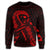Hawaiian Map Heart Ribbon Cancer Hibiscus Red Polynesian Sweatshirt - AH - Polynesian Pride