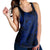 Hawaiian Map Hula Girl Hibiscus Kanaka Polynesian Racerback Tank - Blue - AH - Polynesian Pride