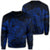 Hawaiian Map Hula Girl Hibiscus Kanaka Polynesian Sweatshirt - Blue - AH Unisex Black - Polynesian Pride