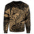 Hawaiian Map Hula Girl Hibiscus Kanaka Polynesian Sweatshirt - Gold - AH - Polynesian Pride
