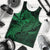 Hawaiian Map Hula Girl Hibiscus Kanaka Polynesian Tank Top - Green - AH - Polynesian Pride