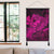 Hawaiian Map Hula Girl Hibiscus Kanaka Polynesian Hanging Poster - Pink - AH - Polynesian Pride