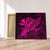 Hawaiian Map Hula Girl Hibiscus Kanaka Polynesian Canvas - Pink - AH Canvas Poly-cotton - Polynesian Pride