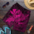 Hawaiian Map Hula Girl Hibiscus Kanaka Polynesian Men's Shorts - Pink - AH Art - Polynesian Pride