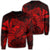 Hawaiian Map Hula Girl Hibiscus Kanaka Polynesian Sweatshirt - Red - AH Unisex Black - Polynesian Pride