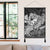 Hawaiian Map Hula Girl Hibiscus Kanaka Polynesian Hanging Poster - White - AH - Polynesian Pride