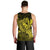 Hawaiian Map Hula Girl Hibiscus Kanaka Polynesian Tank Top - Yellow - AH - Polynesian Pride
