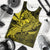 Hawaiian Map Hula Girl Hibiscus Kanaka Polynesian Tank Top - Yellow - AH - Polynesian Pride