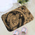 Hawaiian Map Kanaka Honu Hibiscus Globular Polynesian Door Mat Gold AH - Polynesian Pride