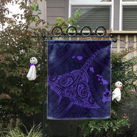 Hawaiian Map Kanaka Manta Ray Polynesian Flag Purple - AH - Polynesian Pride