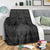 Hawaiian Map Madame Pele Kanaka Plumeria Polynesian Premium Blankets Gray AH - Polynesian Pride
