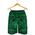 Hawaiian Map Madame Pele Kanaka Plumeria Polynesian Men's Shorts Green AH - Polynesian Pride
