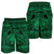 Hawaiian Map Madame Pele Kanaka Plumeria Polynesian Men's Shorts Green AH - Polynesian Pride