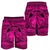 Hawaiian Map Madame Pele Kanaka Plumeria Polynesian Men's Shorts Pink AH - Polynesian Pride