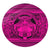 Hawaiian Map Madame Pele Kanaka Plumeria Polynesian Round Carpet Pink AH Round Carpet Luxurious Plush - Polynesian Pride