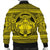 Hawaiian Map Madame Pele Kanaka Plumeria Polynesian Bomber Jacket Yellow AH - Polynesian Pride