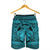 Hawaiian Map Madame Pele Mauna Kea Plumeria Polynesian Men's Shorts Blue AH - Polynesian Pride