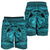 Hawaiian Map Madame Pele Mauna Kea Plumeria Polynesian Men's Shorts Blue AH - Polynesian Pride
