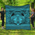 Hawaiian Map Madame Pele Mauna Kea Plumeria Polynesian Premium Quilts Blue AH Black - Polynesian Pride
