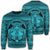 Hawaiian Map Madame Pele Mauna Kea Plumeria Polynesian Sweatshirt Blue AH Unisex Black - Polynesian Pride