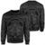 Hawaiian Map Madame Pele Mauna Kea Plumeria Polynesian Sweatshirt Gray AH Unisex Black - Polynesian Pride