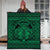 Hawaiian Map Madame Pele Mauna Kea Plumeria Polynesian Premium Quilts Green AH - Polynesian Pride