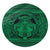 Hawaiian Map Madame Pele Mauna Kea Plumeria Polynesian Round Carpet Green AH Round Carpet Luxurious Plush - Polynesian Pride