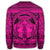 Hawaiian Map Madame Pele Mauna Kea Plumeria Polynesian Sweatshirt Pink AH - Polynesian Pride