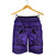 Hawaiian Map Madame Pele Mauna Kea Plumeria Polynesian Men's Shorts Purple AH - Polynesian Pride